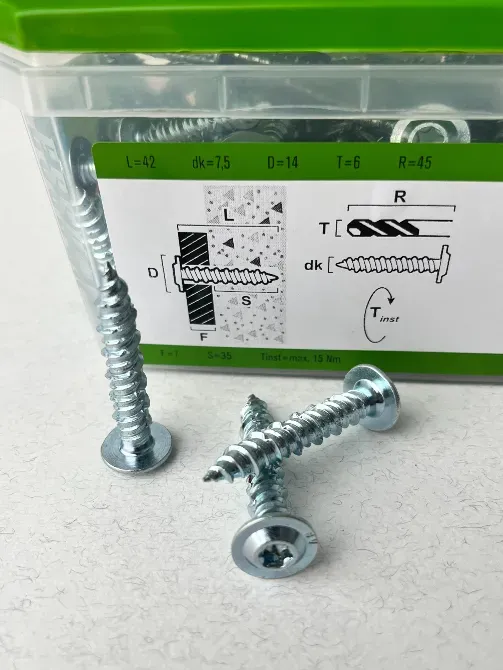 Essve 105281 шуруп по бетону 7.5(6)х42 Waf Tx30 оцинкованний, (100 шт.) Київ - фото 4