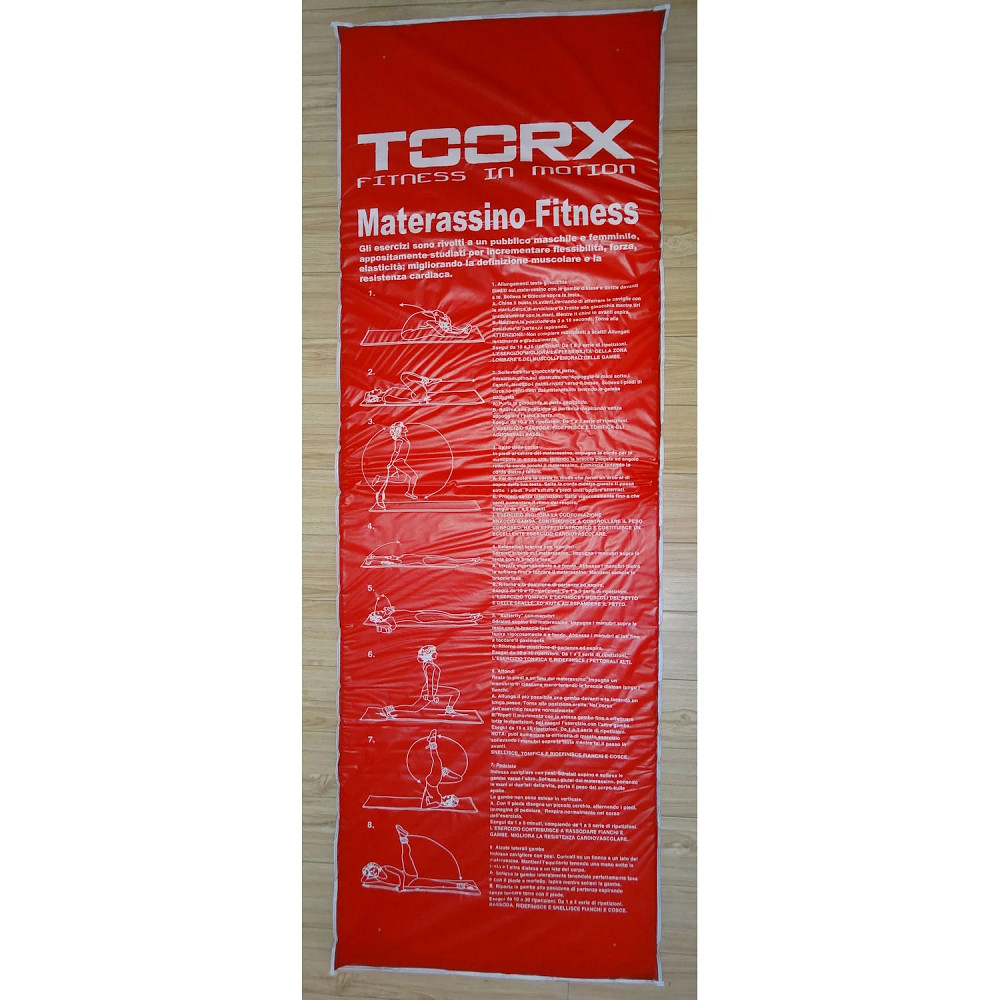 Коврик спортивный Toorx Padded Exercise 181 х 60 х 2,5 см с антискользящей поверхностью Blu/Rosso (MAT-GE) Київ - фото 3