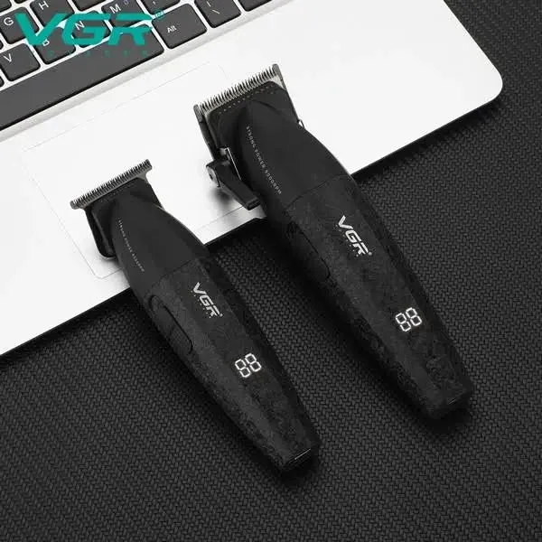 НАБОР 2 В 1 Профессиональная Машинка для стрижки VGR V-640 9 сменных насадок  аккумуляторная Одесса - изображение 2