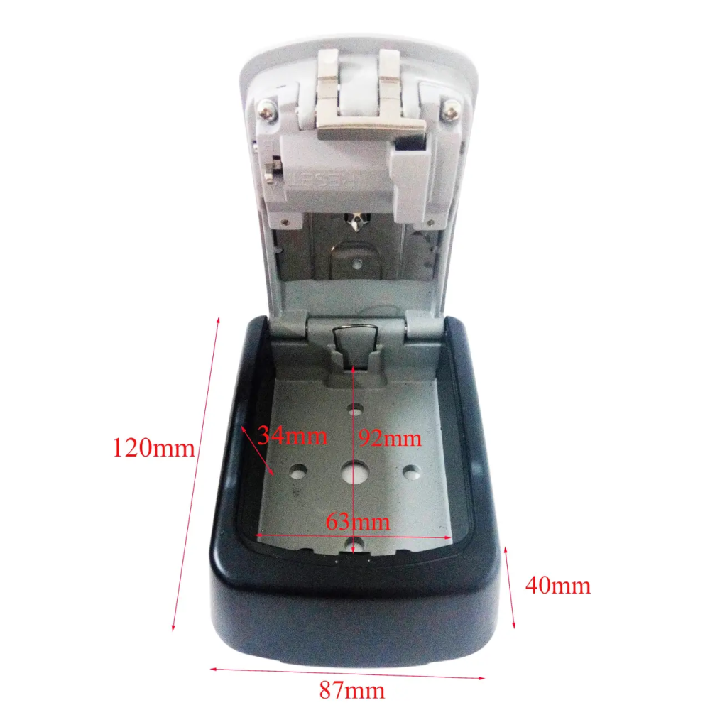Cейф металевий для ключів CH-803 із кодовим замком антивандальний (120х87х40мм) Сірий Вінниця - фото 6