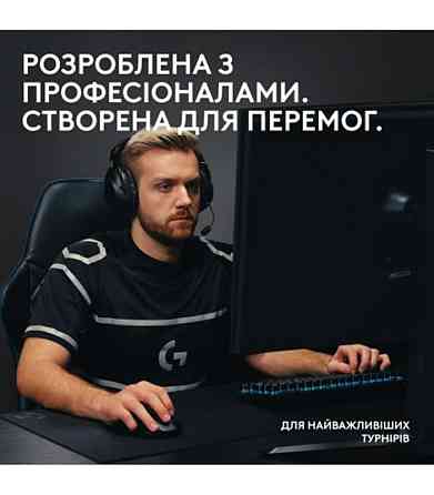 Клавіатура Logitech G PRO X TKL Lightspeed Black Tactile (920-012136) Чорний Харьков