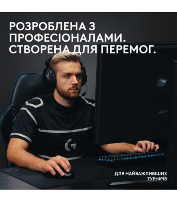 Клавіатура Logitech G PRO X TKL Lightspeed Black Tactile (920-012136) Чорний Харьков - изображение 2
