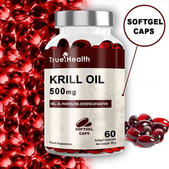 Масло криля True Health Krill Oil 500mg 60 softgel Луцьк