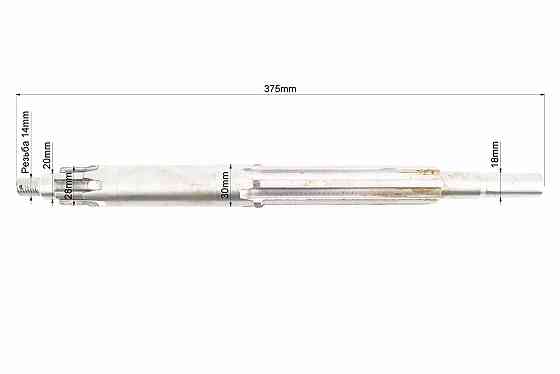 Вал КПП первинний (з валом відбора пот.) 375mm 101-2, М14 Киев
