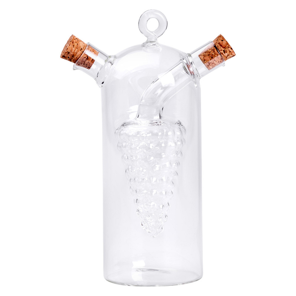 Yiwu Пляшка для олії та оцту 2 в 1 подвійна 380 мл скло HP-34-12 Київ - фото 2