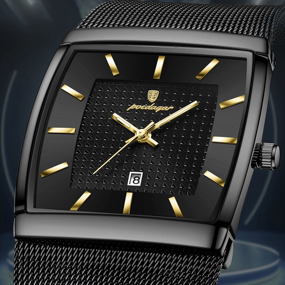 Годинник чоловічий наручний Poedagar Chain Чорний Київ - фото 5