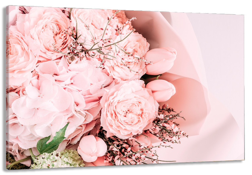 Картина полотно у вітальню / спальню    Ніжні квіти   MLP_296 ( 60х30см ) 90х180см Київ - фото 1