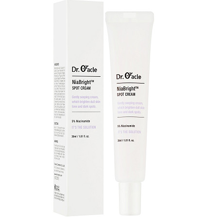 Відбілюючий локальний крем проти пігментації Nia Bright Spot Cream Dr. Oracle 30 мл Вінниця - фото 1
