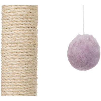 Дряпка (кігтеточка) для котів Trixie Junior Стовпчик-лапа з іграшками 40х38х50 см світло-бузковий (4011905429311) Вінниця - фото 4