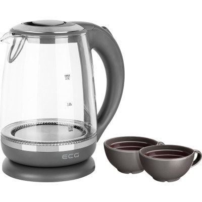 Электрочайник ECG RK 2020 Grey Glass (RK2020 Grey Glass) Винница - изображение 8