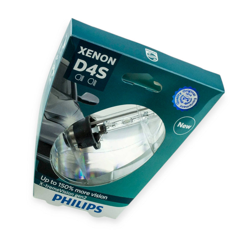 Автолампа ксенонова D4S 12V 35W PHILIPS X-treme Vision gen2 150% more vision Мукачево - фото 1