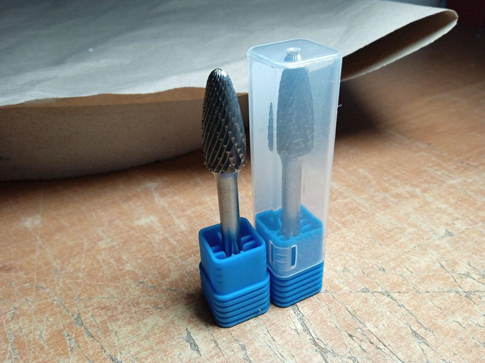 Борфреза FX еліпс 8×18×6 мм — твердосплавна шарошка по металу для дриля та гравера Харків - фото 3