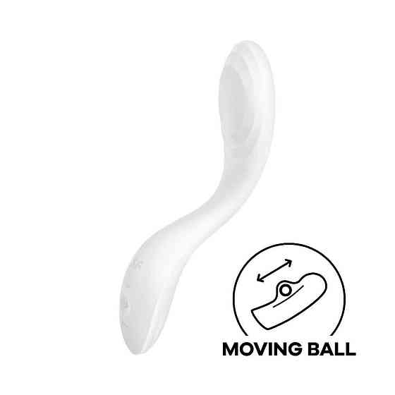 Вибратор с подвижным шариком Satisfyer Rrrolling Pleasure для точечной стимуляции точки G, белый Sex Aura Киев