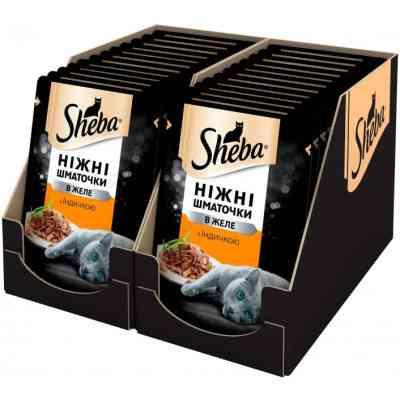 Влажный корм для кошек Sheba cij POU с индейкой в желе 85 г (4770608257231) Винница