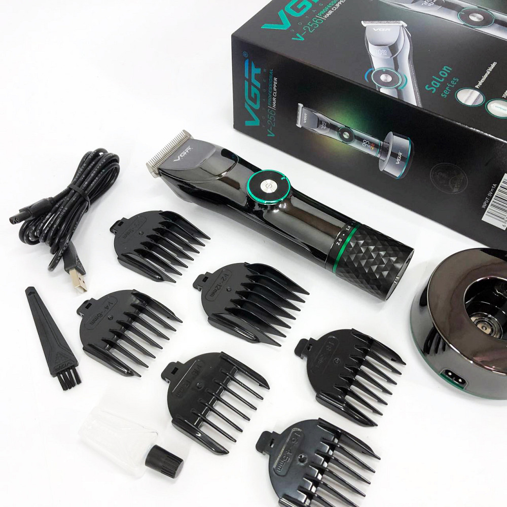 Многофункциональная аккумуляторная машинка для стрижки, Машинка для стрижки с насадками беспроводная LY-34 Львов - изображение 3