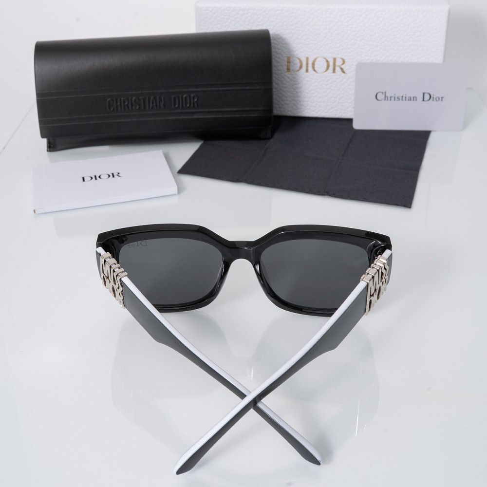 Солнцезащитные брендовые женские Dior (0622) черные Киев - изображение 2