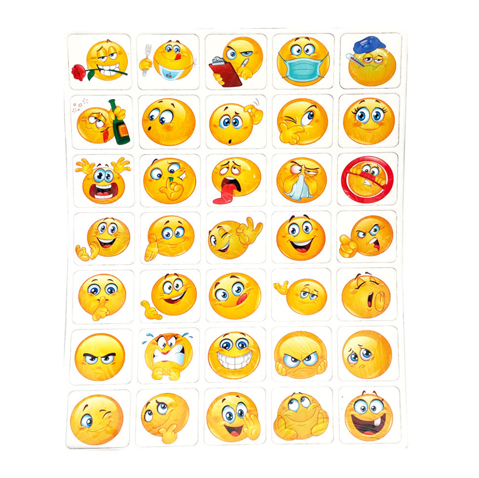 Набір "Емоджі" на магнітах 1366ATS на планшеті 35 елементів Вінниця - фото 1