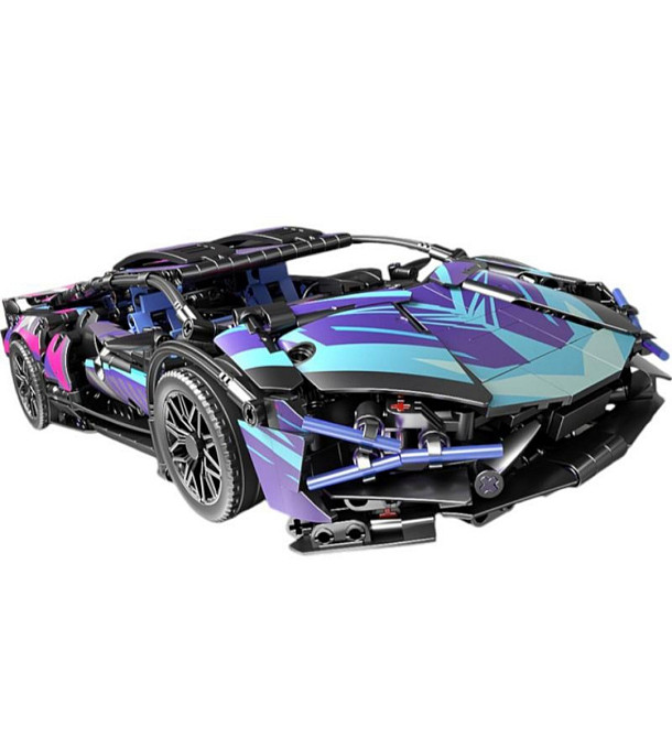 Конструктор машинки Lamborghini Cyberpunk, на радио управление, маштаб 1:14 ламба киберпанк Киев - изображение 9