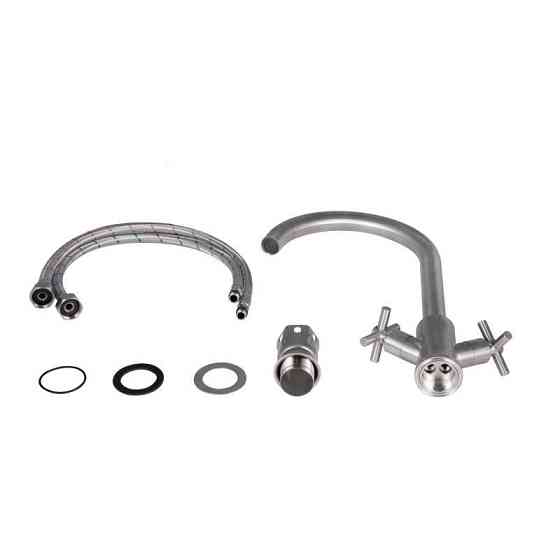 Смеситель для кухни Lidz Wind 13U-SFS сатин Киев