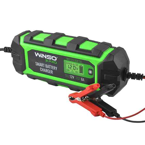 Зарядное устройство АКБ Winso Pro 12В 150А·ч 6А с LCD-экраном Львов