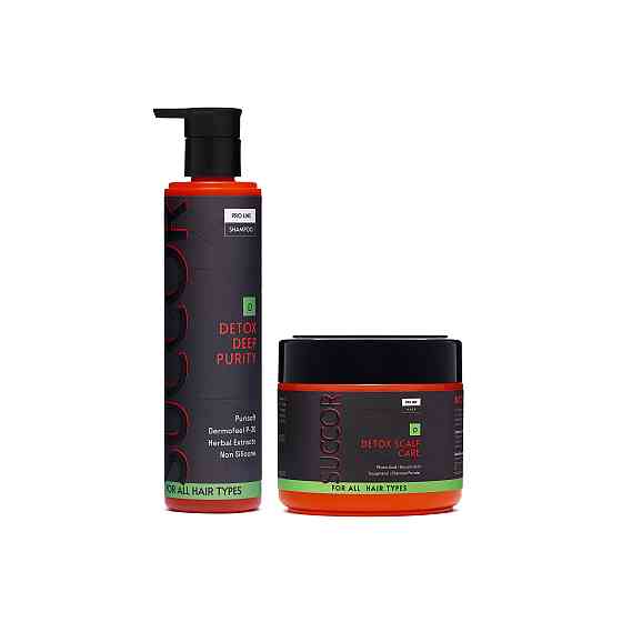 Набір для глибокого очищення волосся та шкіри голови Set Detox Deep Purity Succor Київ