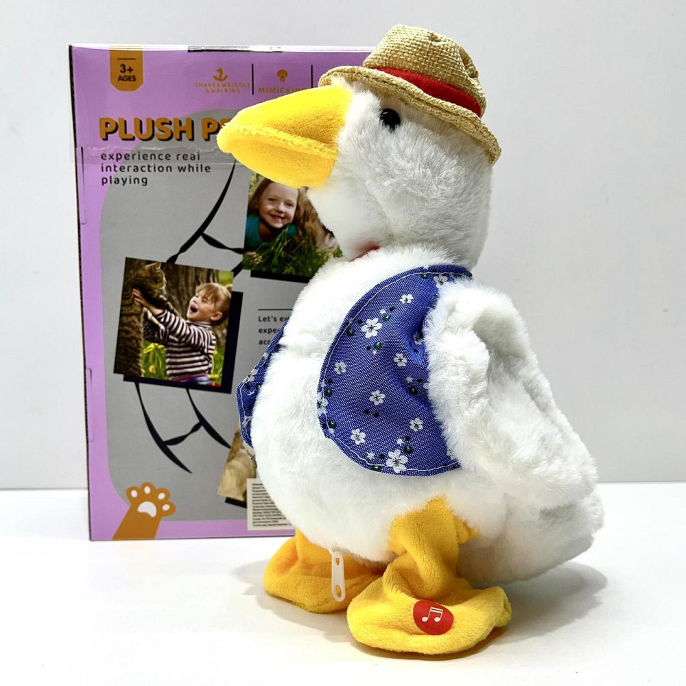 Іграшка Гусак повторюшка музичний ходить Білий (777-2) Чернігів - фото 6