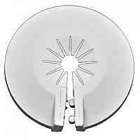 Чашка-декор пластикова розбірна 60мм глибина 10мм біла Харків