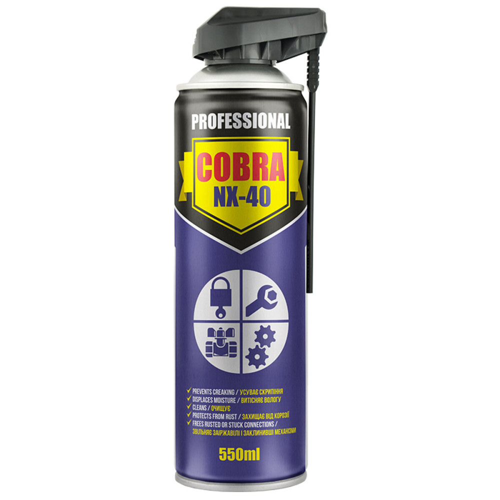 Змазка багатофункціональна Nowax NX-40 Multifunctional Lubricant Professional Cobra, 550мл Киев - изображение 1