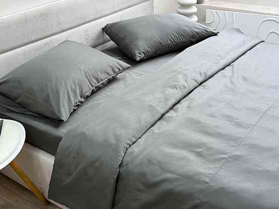 Ecotton Комплект постільної білизни Ecotton полуторний 150х215 см однотонний сірий Nid Grey Коломия