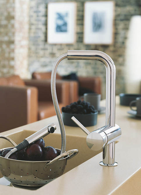 Змішувач для кухні з висувним виливом Grohe Minta   ( 32168000 ) 39069 Харків - фото 5