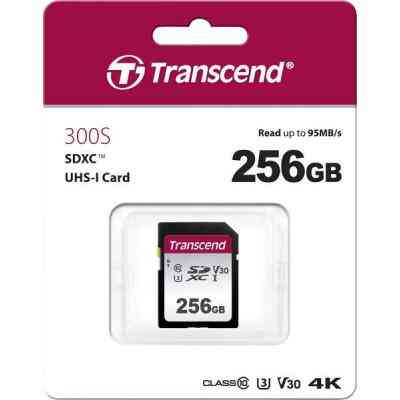 Карта памяти Transcend 256GB SDXC class 10 UHS-I (TS256GSDC300S) Винница