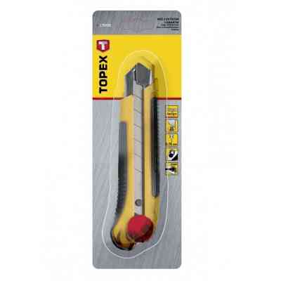 Нож канцелярский Topex 25мм (17B490) Винница