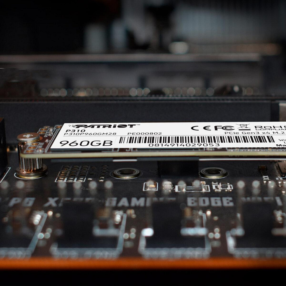 SSD диск накопитель M.2 Patriot P310 960GB NVMe 2280 PCIe 3.0x4 3D NAND TLC P310P960GM28 Одесса - изображение 8