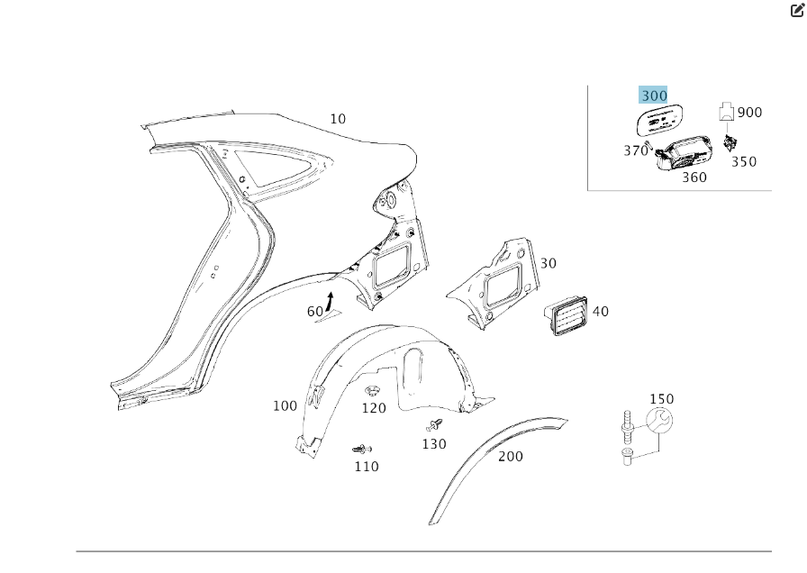 Mercedes-Benz  A2927570006 Накладка механізму лючка бензобака GLE Coupe C292 Одеса - фото 2