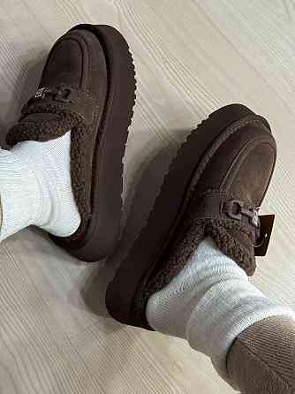 Уггі жіночі Itts 080-24 лофери капці на платформі з хутром коричневі, 39, 24,5 см Київ