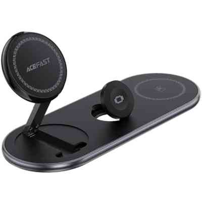 Зарядний пристрій Acefast Wireless QI 3in1 15W E19 Qi2 (6974316283096) Вінниця