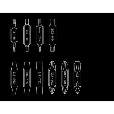 Набір біт для мультитула NexTool Flagship Captain та Pocket tool (NE20296) Вінниця