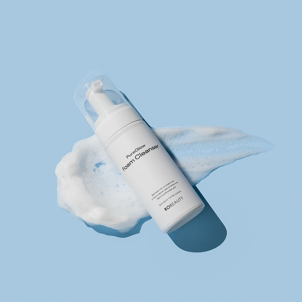 Пінка для очищення шкіри з комбучею PureGlow Foam Cleanser RoBeauty 150 мл Київ - фото 5