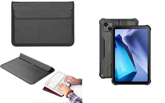 Чехол-конверт VitoCase для Oukitel RT3, Oukitel RT3 Pro, с функцией подставки для планшета Черный Киев
