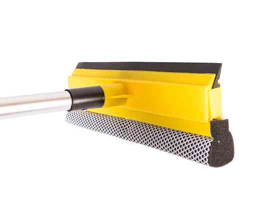 Водосгон двухсторонний MASTERTOOL резина/поролон 250х760 мм с металлической ручкой 84-0007 Ровно