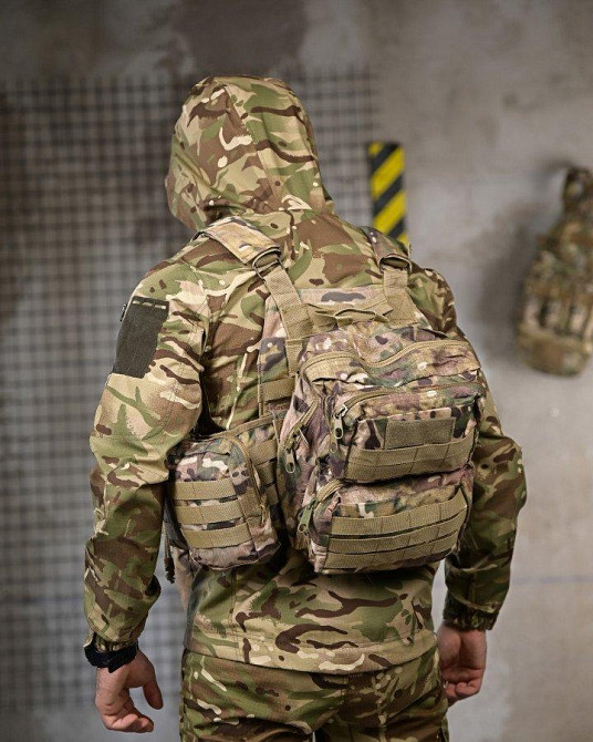 Плитоноска 4 точки скидання Single sword mtk з рюкзаком РП7354 Одеса - фото 4