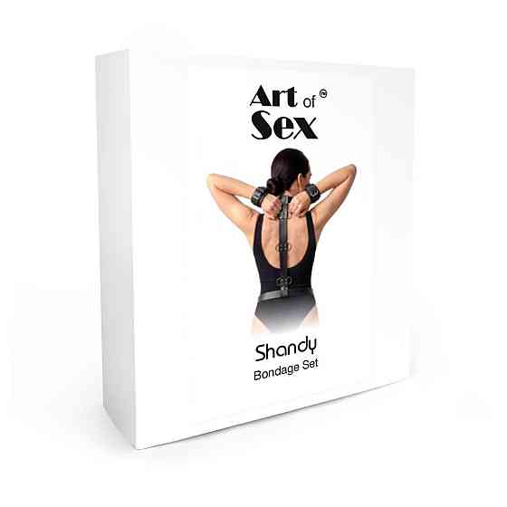 Бондажний набір Art of Sex – Shandy XS-M, екошкіра, чорний Sex Aura Київ