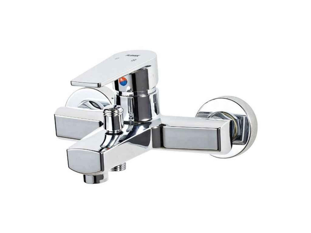 Смеситель Настенный хром OSCAR-009 EURO CHROME (без шланга и лейки) ТМ PLAMIX Киев - изображение 1
