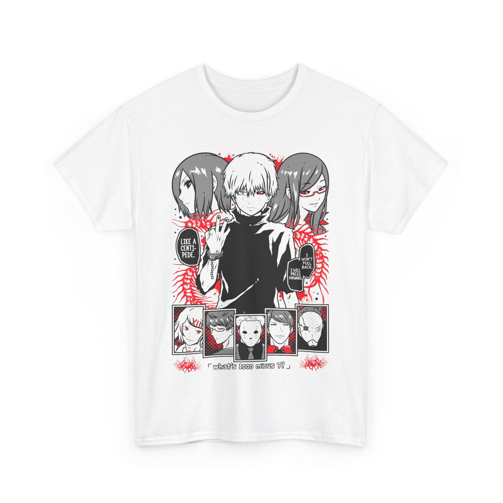 Футболка аниме Токийский гуль оверсайз (S/M/L) Черний AnimeJ0423 Днепр - изображение 8