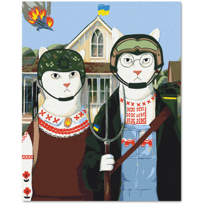 Картина по номерам Orner Українська Котика 40х50 см (orner-1675) Вінниця - фото 1