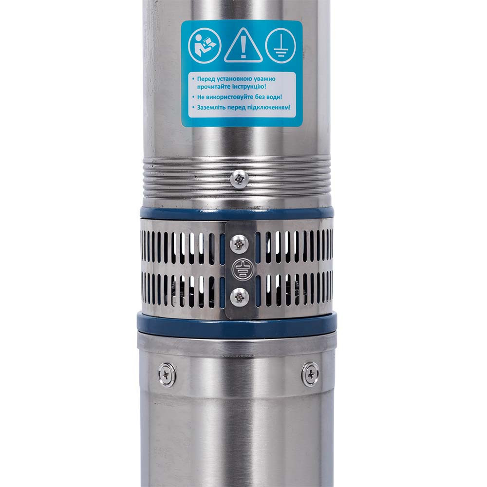 Насос центробежный 0.75кВт H 84(65)м Q 55(35)л/мин Ø102мм mid AQUATICA 4QJD3-12-0.75 (778123) Ровно - изображение 3