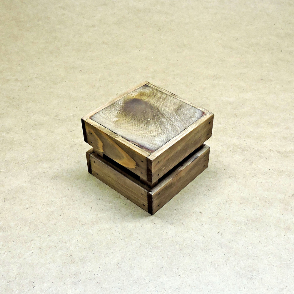 Короб для зберігання "Мілена" 125х125мм капучино Миколаїв - фото 4