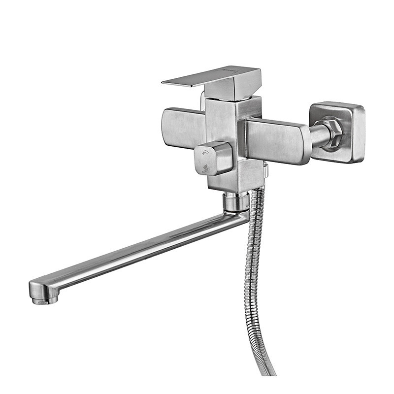 Змішувач для ванни Armata Kub-006 Euro з нержавіючої сталі CH6492 Харків - фото 3