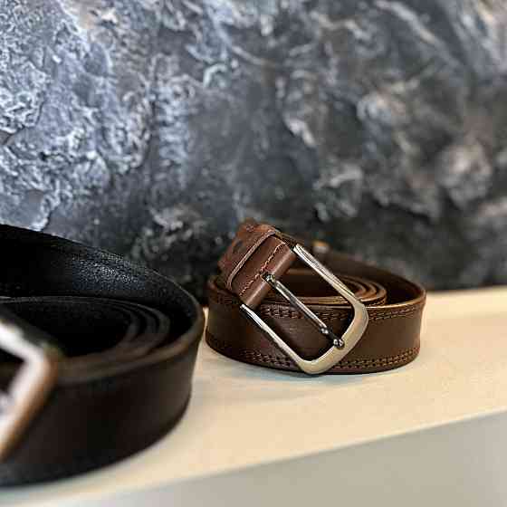 Шкіряний чоловічий ремінь Київ