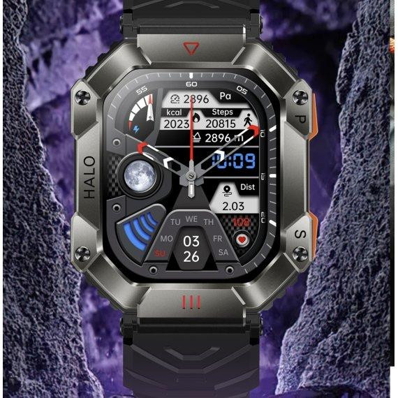 Умные смарт часы Smart Racer K+ с компасом (Черные) Киев - изображение 9